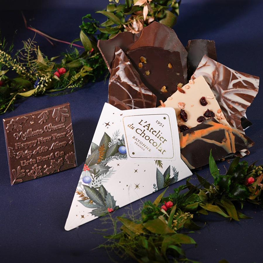 Chocolats de Noël artisanaux fabriqués à Bayonne